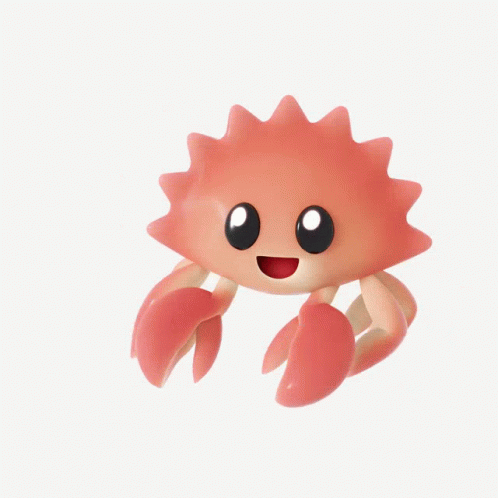 Ferris is happy (Source: https://tenor.com/de/view/ferris-rust-rustlang-crab-ferris-crab-gif-27435390, based on https://github.com/RayMarch/ferris3d)